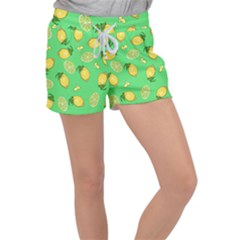 Lemons And Limes Women s Velour Lounge Shorts