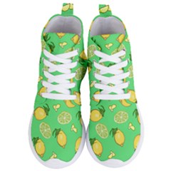 Lemons And Limes Women s Lightweight High Top Sneakers by snowwhitegirl