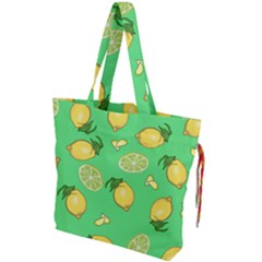 Lemons And Limes Drawstring Tote Bag