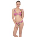 Lemons And Limes Pink Classic Banded Bikini Set  View1