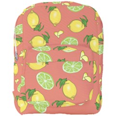 Lemons And Limes Peach Full Print Backpack by snowwhitegirl