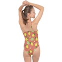 Lemons And Limes Peach Classic One Shoulder Swimsuit View2