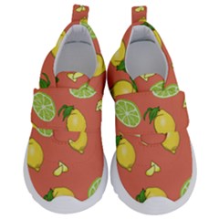 Lemons And Limes Peach Velcro Strap Shoes by snowwhitegirl