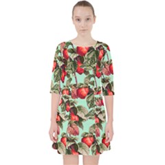 Fruit Branches Green Pocket Dress by snowwhitegirl