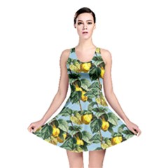 Fruit Branches Blue Reversible Skater Dress by snowwhitegirl