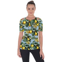 Fruit Branches Blue Short Sleeve Top by snowwhitegirl