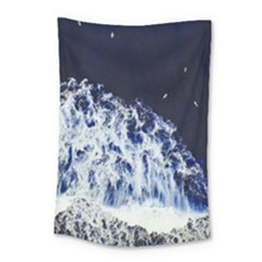 Blue Waves Sea Small Tapestry