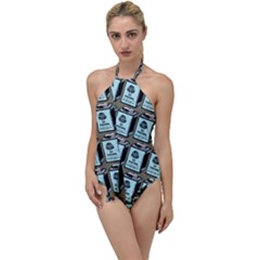 Vintage Can Go With The Flow One Piece Swimsuit