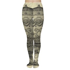 Vintage Air Balloon Women s Tights by snowwhitegirl