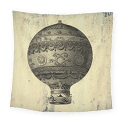 Vintage Air Balloon Square Tapestry (large)