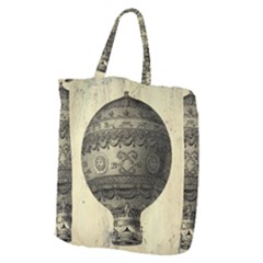 Vintage Air Balloon Giant Grocery Tote by snowwhitegirl