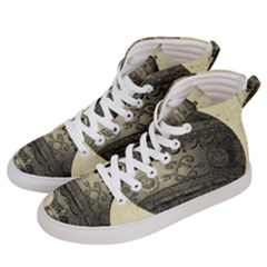 Vintage Air Balloon Men s Hi-top Skate Sneakers by snowwhitegirl