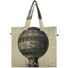 Vintage Air Balloon Canvas Travel Bag by snowwhitegirl