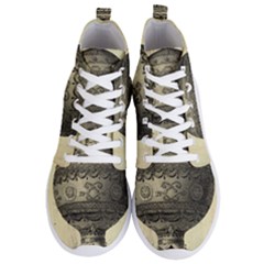 Vintage Air Balloon Men s Lightweight High Top Sneakers by snowwhitegirl