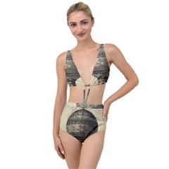 Vintage Air Balloon Tied Up Two Piece Swimsuit