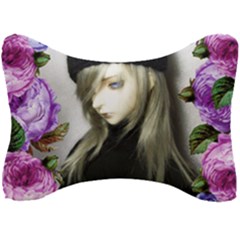 Doll Floral Seat Head Rest Cushion by snowwhitegirl