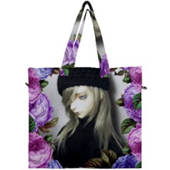 Doll Floral Canvas Travel Bag