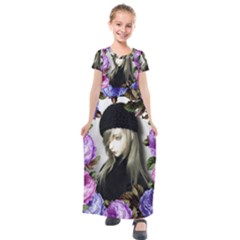 Doll Floral Kids  Short Sleeve Maxi Dress