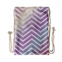 Ombre Zigzag 01 Drawstring Bag (Small) View1