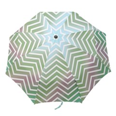 Ombre Zigzag 02 Folding Umbrellas by snowwhitegirl