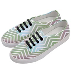 Ombre Zigzag 02 Women s Classic Low Top Sneakers by snowwhitegirl