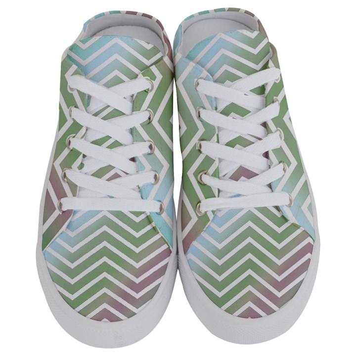 Ombre Zigzag 02 Half Slippers