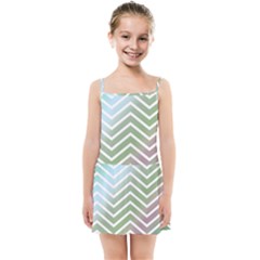 Ombre Zigzag 02 Kids Summer Sun Dress