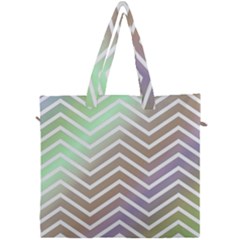 Ombre Zigzag 03 Canvas Travel Bag