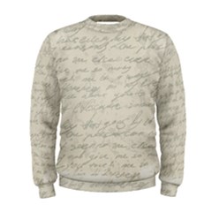 Handwritten Letter 2 Men s Sweatshirt by vintage2030