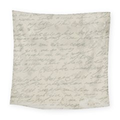 Handwritten Letter 2 Square Tapestry (large) by vintage2030