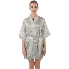 Handwritten Letter 2 Quarter Sleeve Kimono Robe by vintage2030