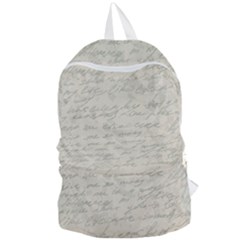 Handwritten Letter 2 Foldable Lightweight Backpack by vintage2030