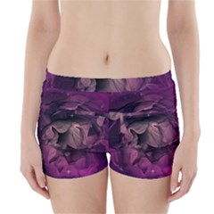 Wonderful Flower In Ultra Violet Colors Boyleg Bikini Wrap Bottoms by FantasyWorld7