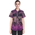 Wonderful Flower In Ultra Violet Colors Women s Short Sleeve Shirt View1