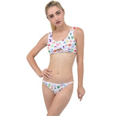 Colorful Abstract Symbols The Little Details Bikini Set