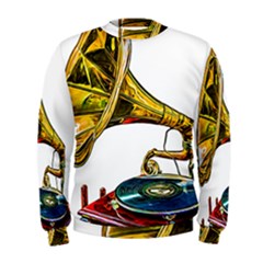 Vintage Gramophone Men s Sweatshirt by FunnyCow