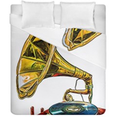 Vintage Gramophone Duvet Cover Double Side (california King Size) by FunnyCow