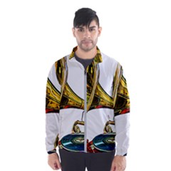 Vintage Gramophone Windbreaker (men) by FunnyCow