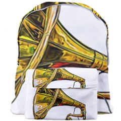 Vintage Gramophone Giant Full Print Backpack by FunnyCow