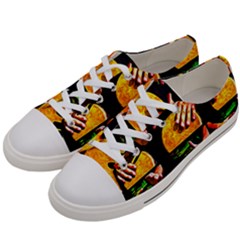 Drum Beat Collage Women s Low Top Canvas Sneakers by FunnyCow