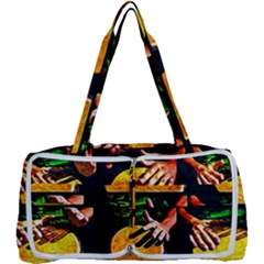 Drum Beat Collage Multi Function Bag	 by FunnyCow