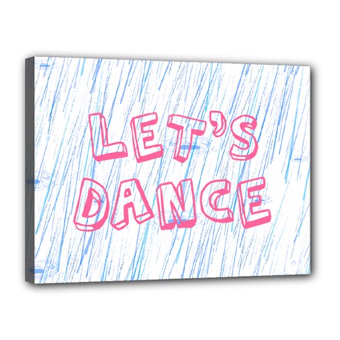 Let Us Dance Canvas 16  X 12  (stretched) by FunnyCow