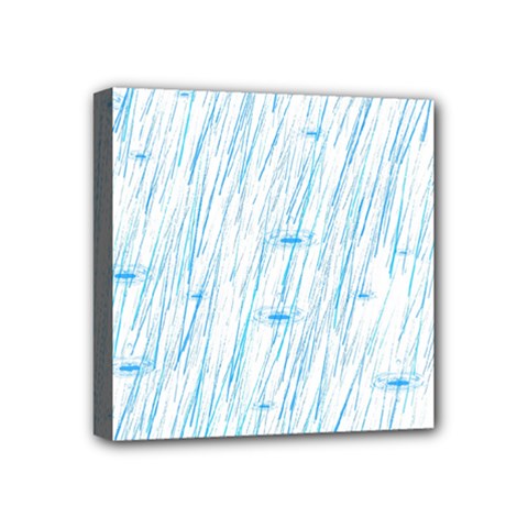 Let It Rain Mini Canvas 4  X 4  (stretched) by FunnyCow