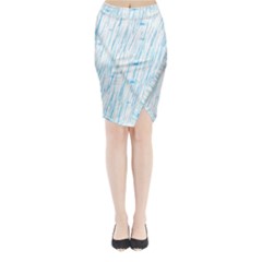 Let It Rain Midi Wrap Pencil Skirt by FunnyCow