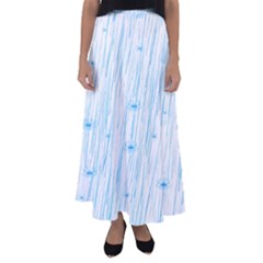 Let It Rain Flared Maxi Skirt by FunnyCow