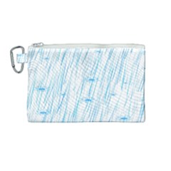 Let It Rain Canvas Cosmetic Bag (medium) by FunnyCow