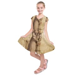 Lady 2507645 960 720 Kids  Short Sleeve Dress by vintage2030