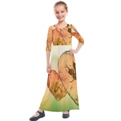 Elves 2769599 960 720 Kids  Quarter Sleeve Maxi Dress by vintage2030