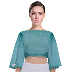 Wall 2507628 960 720 Tie Back Butterfly Sleeve Chiffon Top by vintage2030