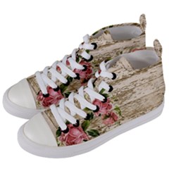 On Wood 2226067 1920 Women s Mid-top Canvas Sneakers by vintage2030